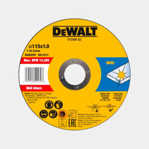 LATA 10 DISCOS CORTE INOX Ø115X1 DEWALT