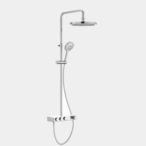 Columna Ducha Roca Index-T 3 Vías Cromo