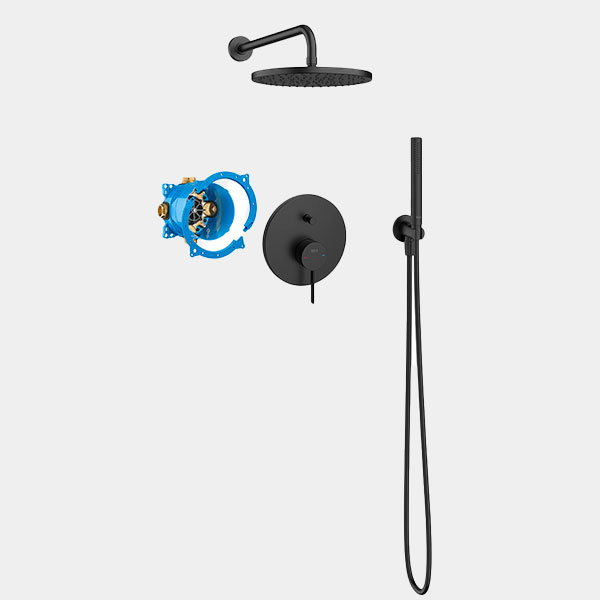 Set de ducha Roca Empotrado Roca Ona Negro