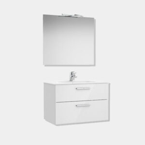 Mueble Roca Victoria 800 Blanco Brillo