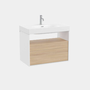 Mueble Roca Meridian 2 Cajones + Estante 80cm