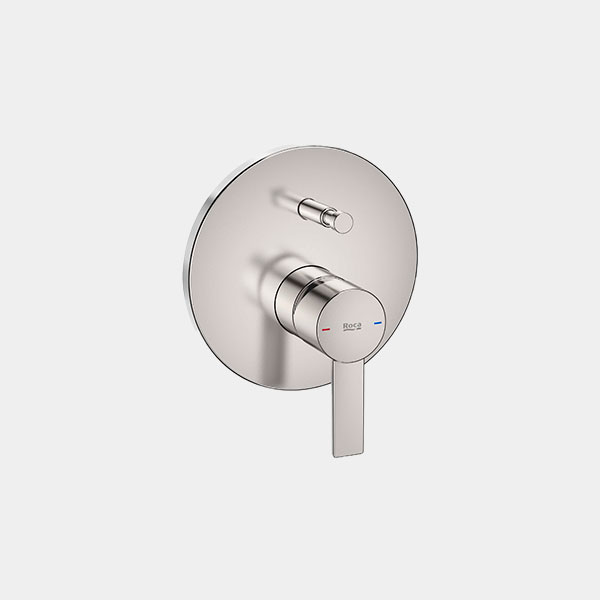 Grifo Baño Ducha Empotrado Roca Targa Inox