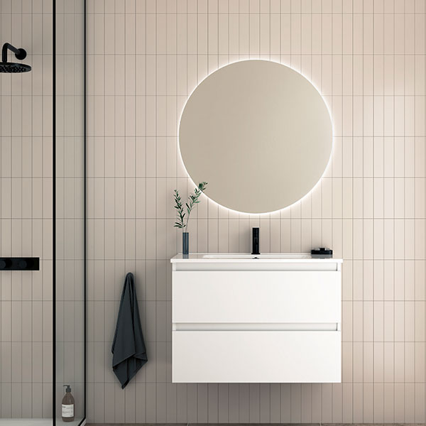 Mueble de baño Cheap Royo SET 80 Blanco Brillo - Imagen 2