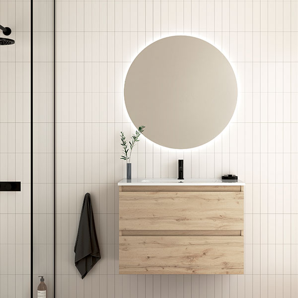 Mueble de baño Royo Cheap SET 80 Roble Colonial - Imagen 2